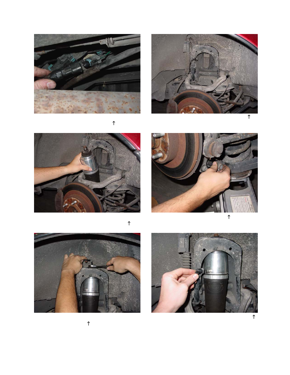 Air Suspension 93,95,96,97-CF Cadillac Front/Rear Shock Kit User Manual | Page 6 / 7