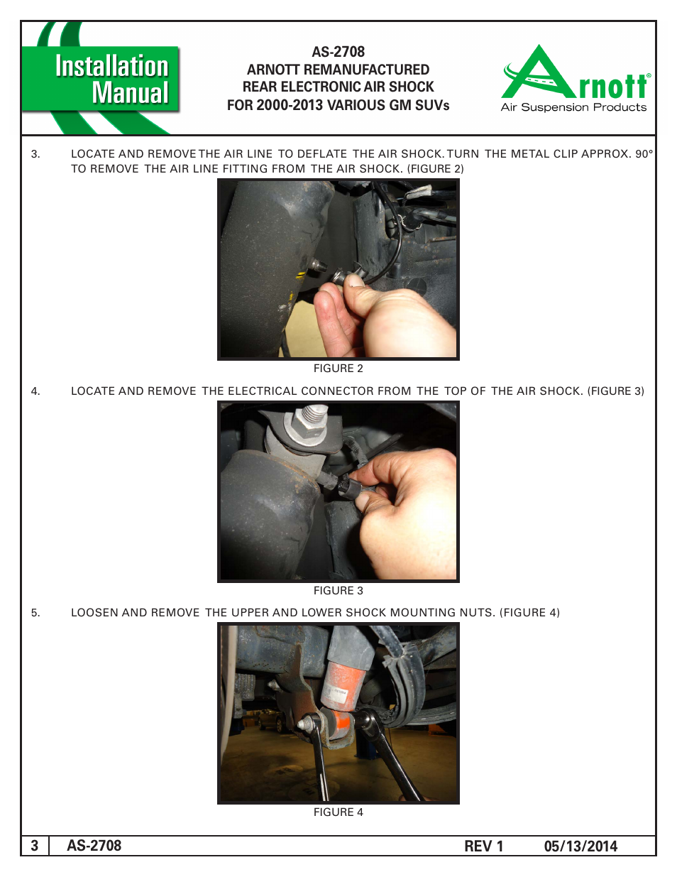 Air Suspension AS-2708 REV 1 User Manual | Page 3 / 4