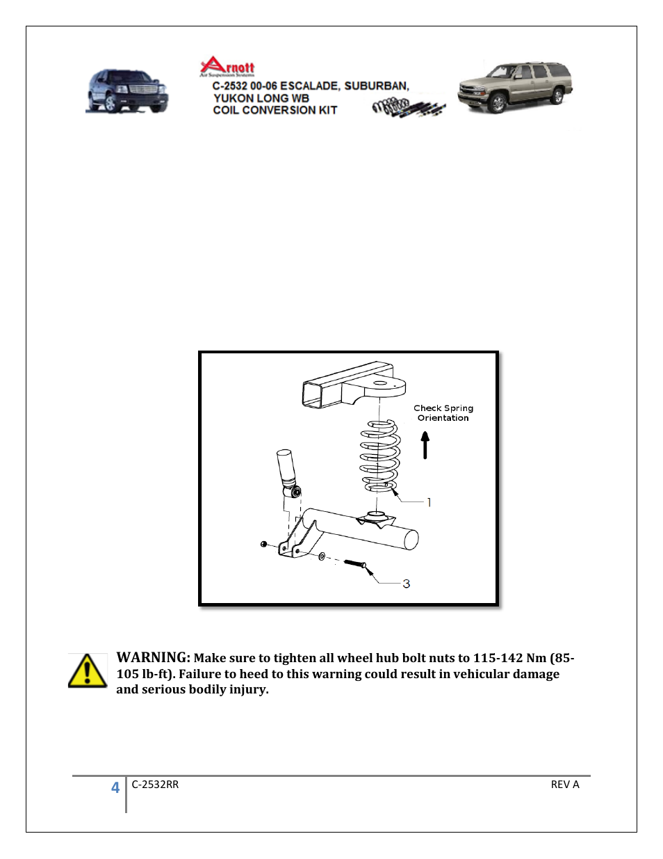 Air Suspension C-2532 User Manual | Page 4 / 9