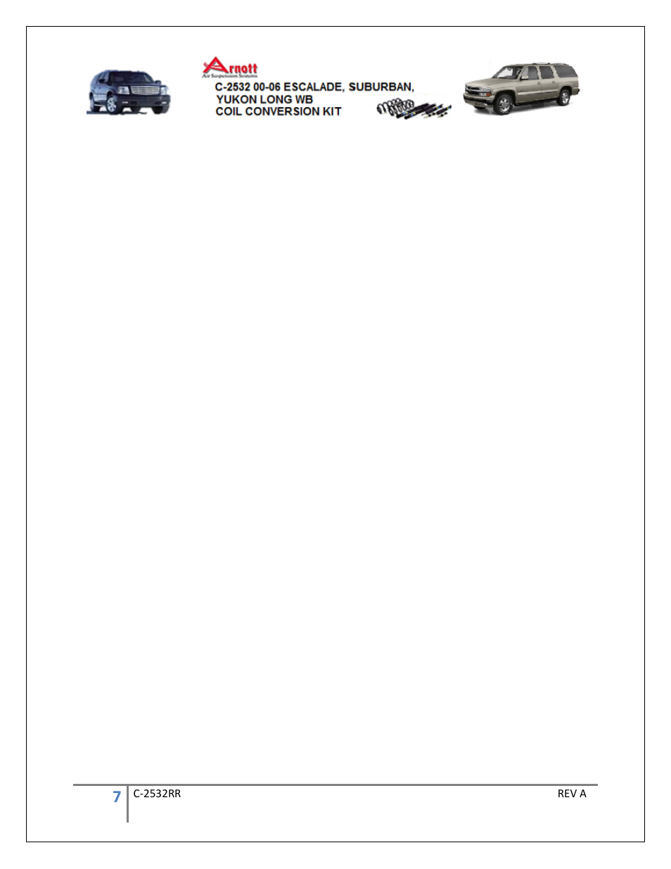 Air Suspension C-2532 User Manual | Page 7 / 9