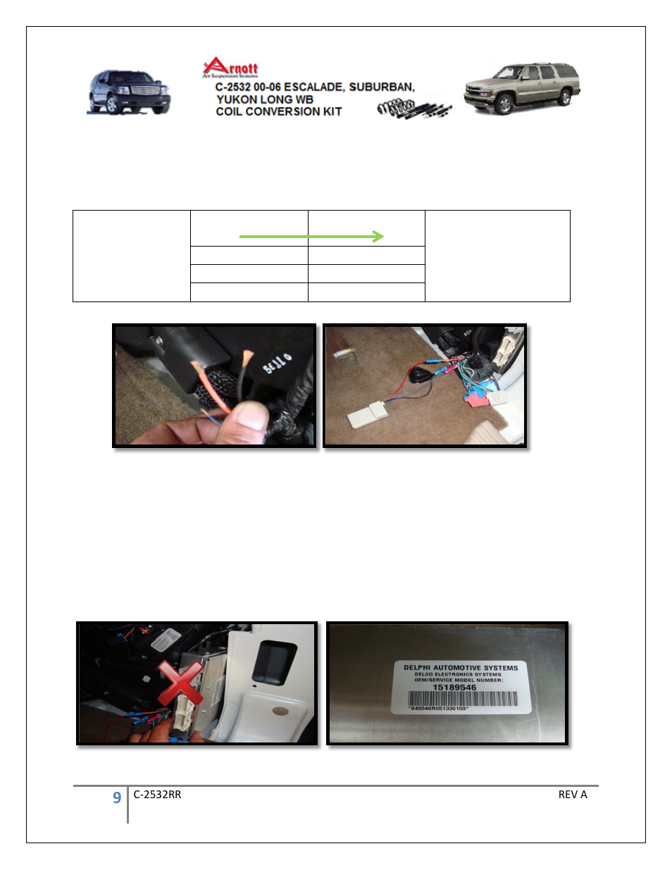 Air Suspension C-2532 User Manual | Page 9 / 9