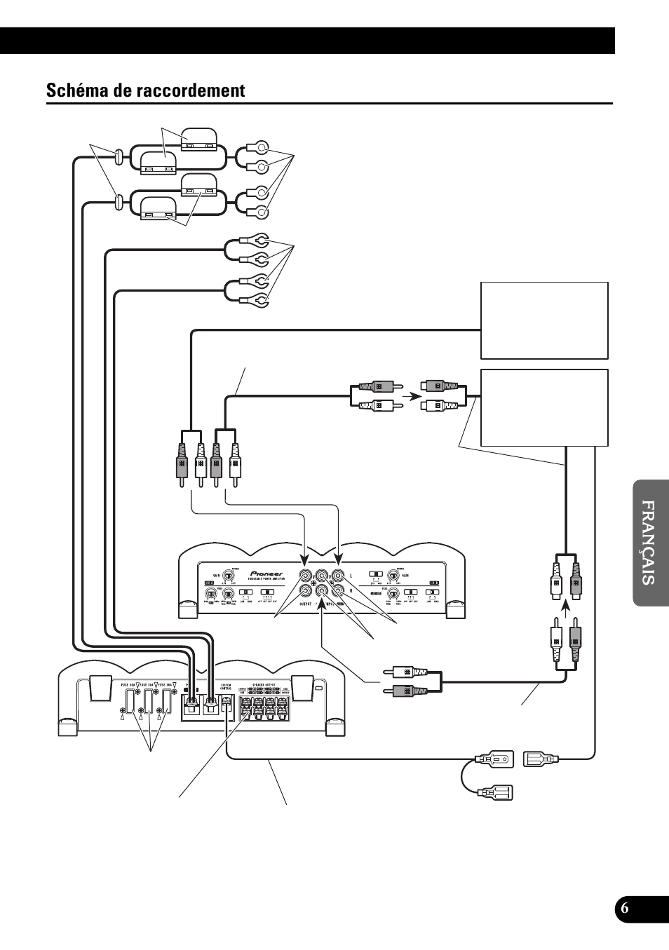 Schéma de raccordement | Pioneer PRS-X340 User Manual | Page 49 / 88