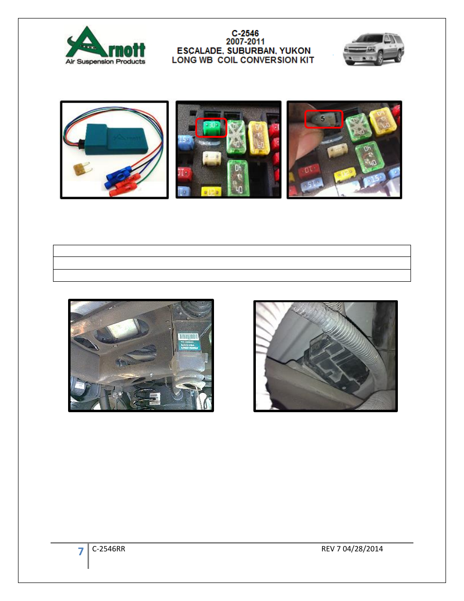 Air Suspension C-2546 REV 7 User Manual | Page 7 / 11