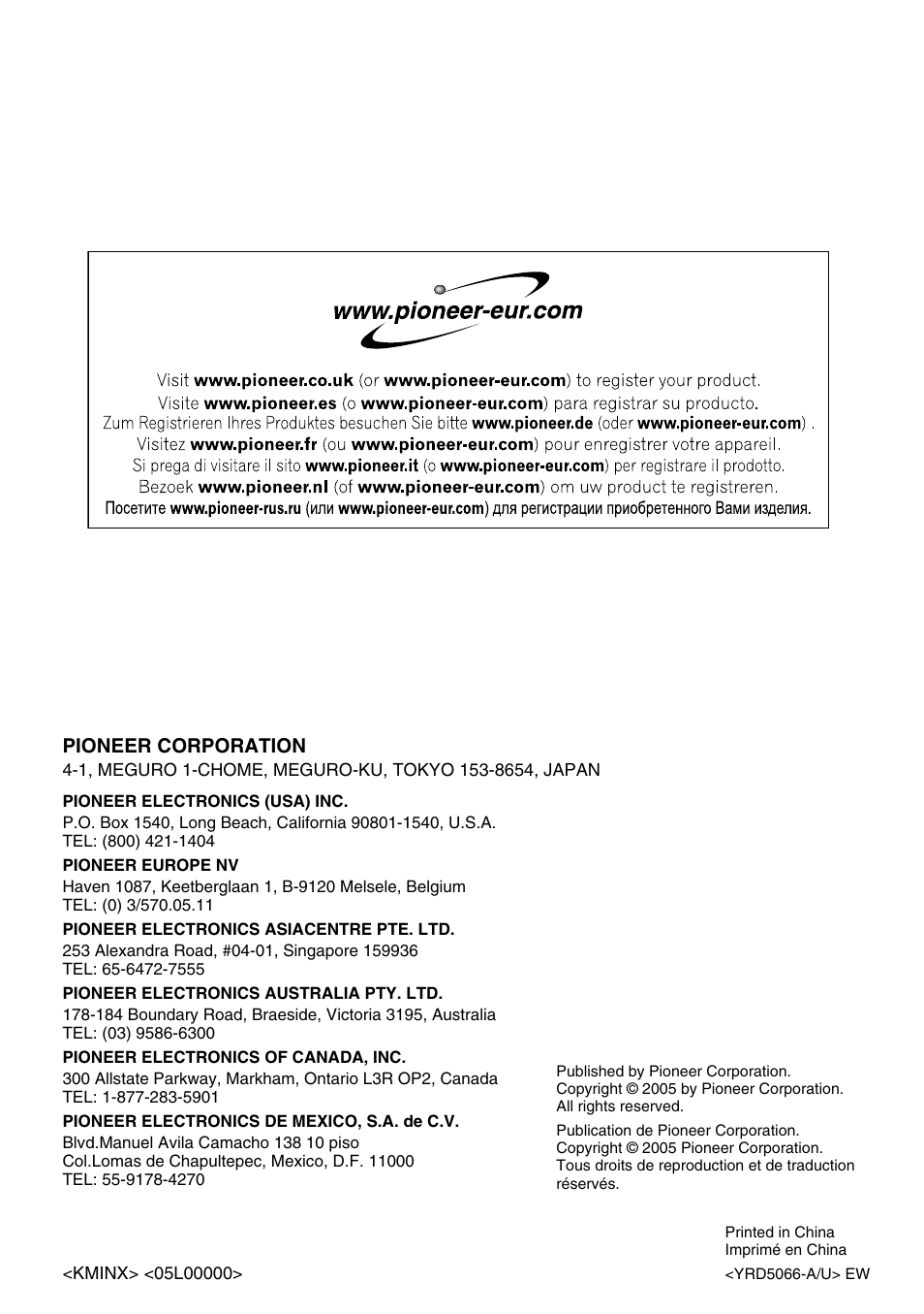 Pioneer PRS-D400 User Manual | Page 99 / 99