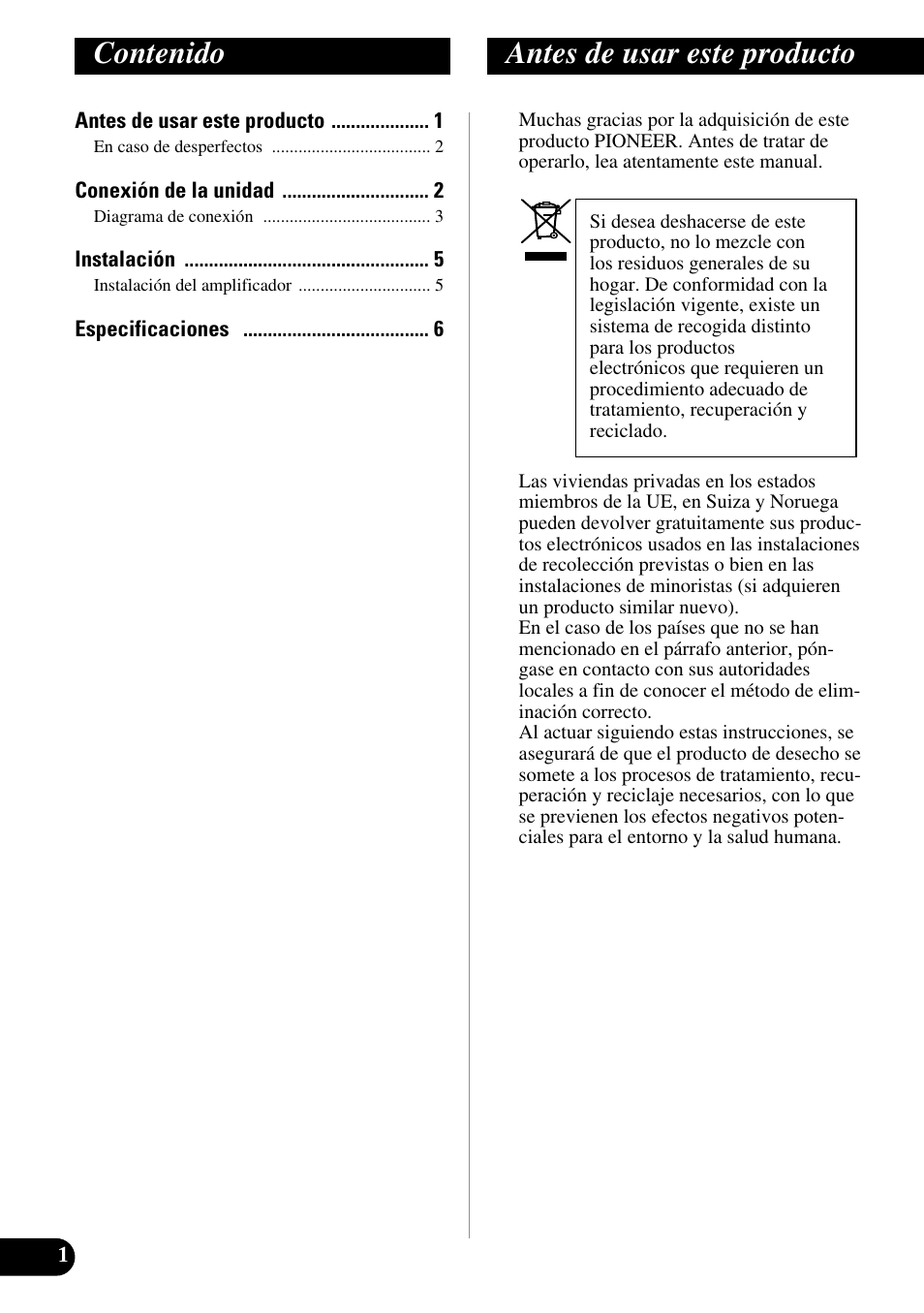Pioneer ND-G500 User Manual | Page 8 / 44