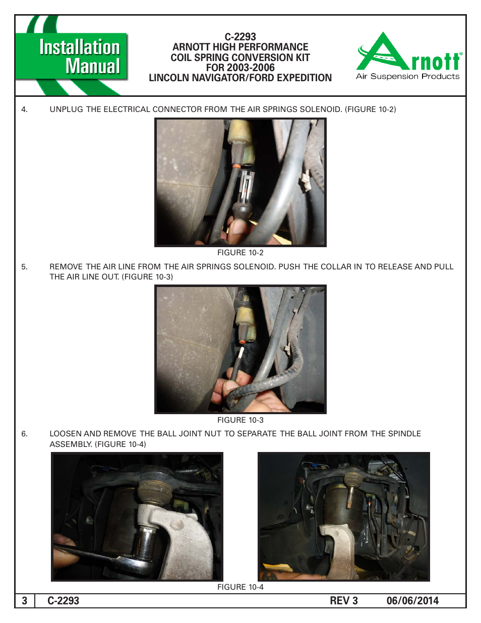 Air Suspension C-2293 REV 3 User Manual | Page 3 / 8