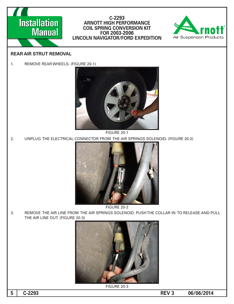 Air Suspension C-2293 REV 3 User Manual | Page 5 / 8