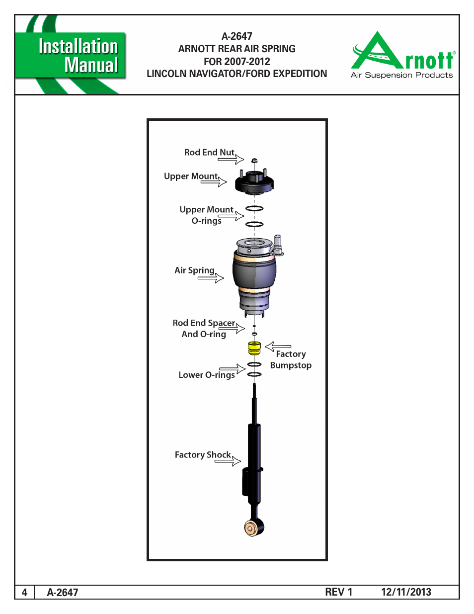 Air Suspension A-2647 REV 1 User Manual | Page 4 / 4