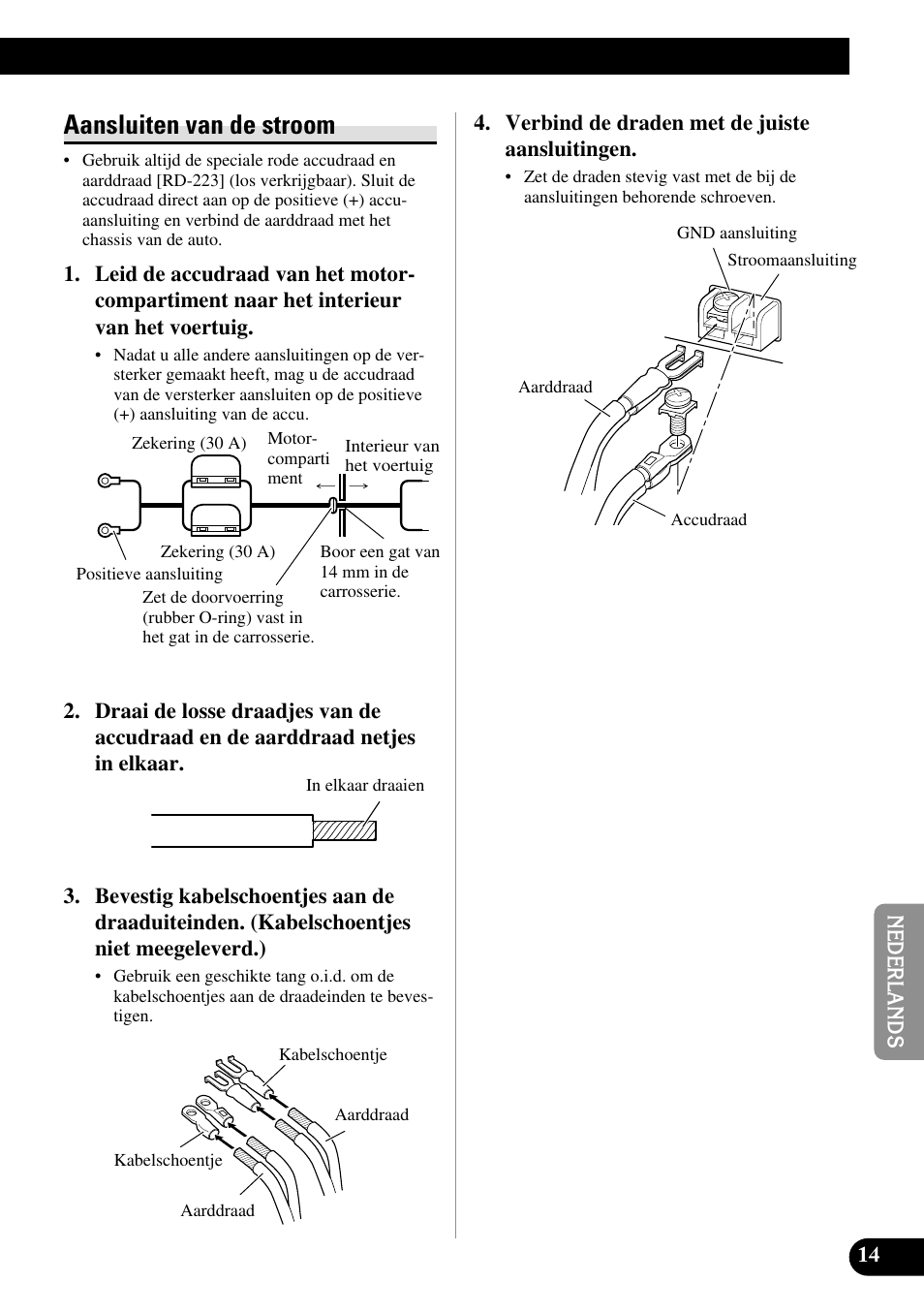 Aansluiten van de stroom | Pioneer RS-A7 User Manual | Page 115 / 142