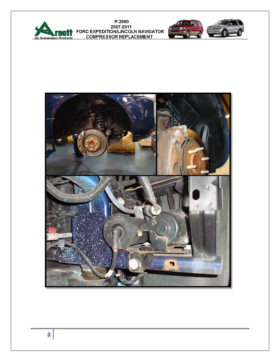 Air Suspension P-2500 User Manual | Page 2 / 5