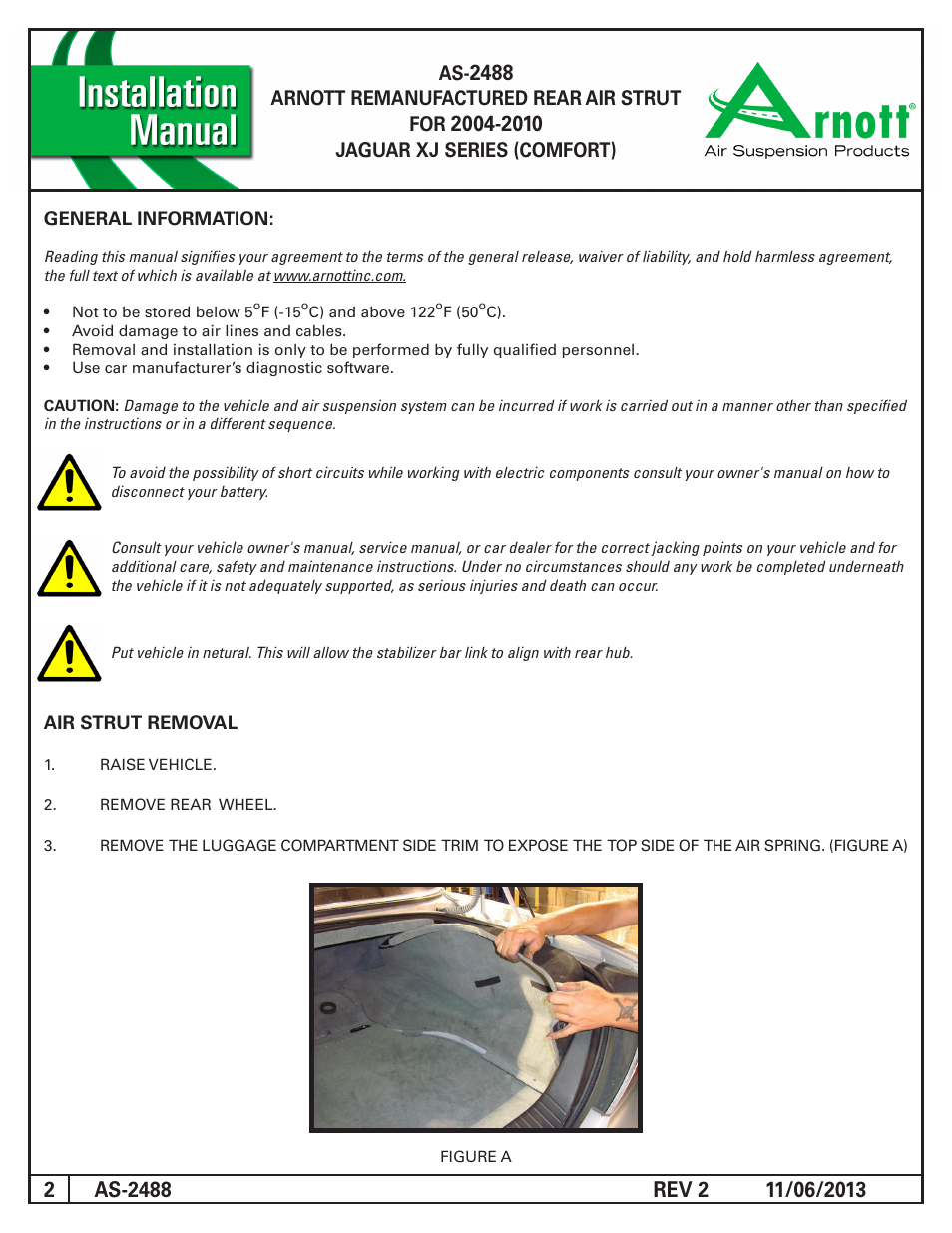 Air Suspension AS-2488 REV 2 User Manual | Page 2 / 5