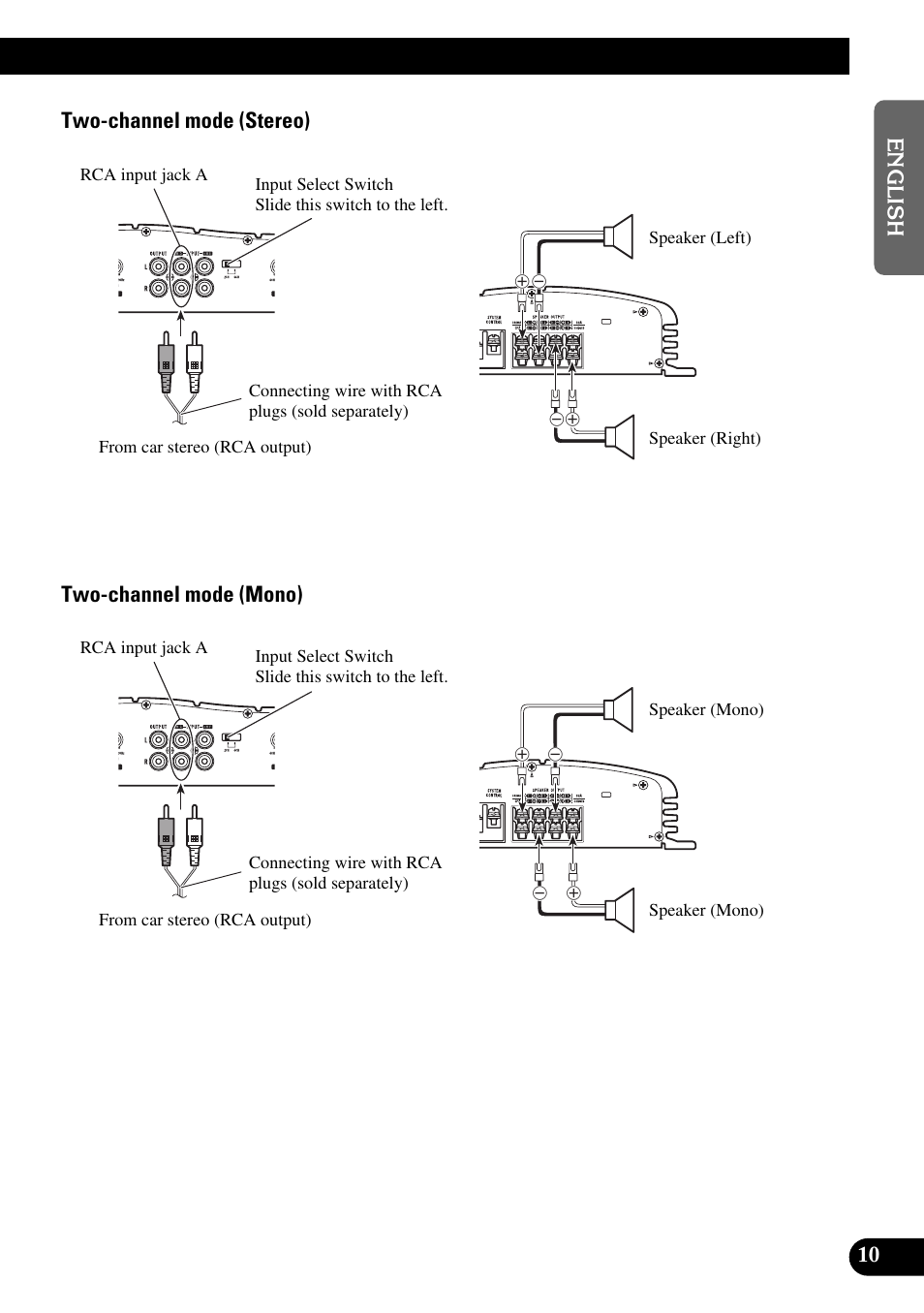 Pioneer GM-X554 User Manual | Page 11 / 76