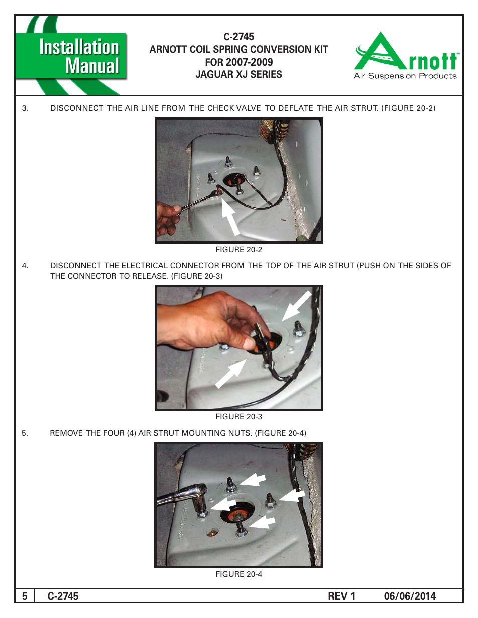 Air Suspension C-2745 REV 1 User Manual | Page 5 / 10