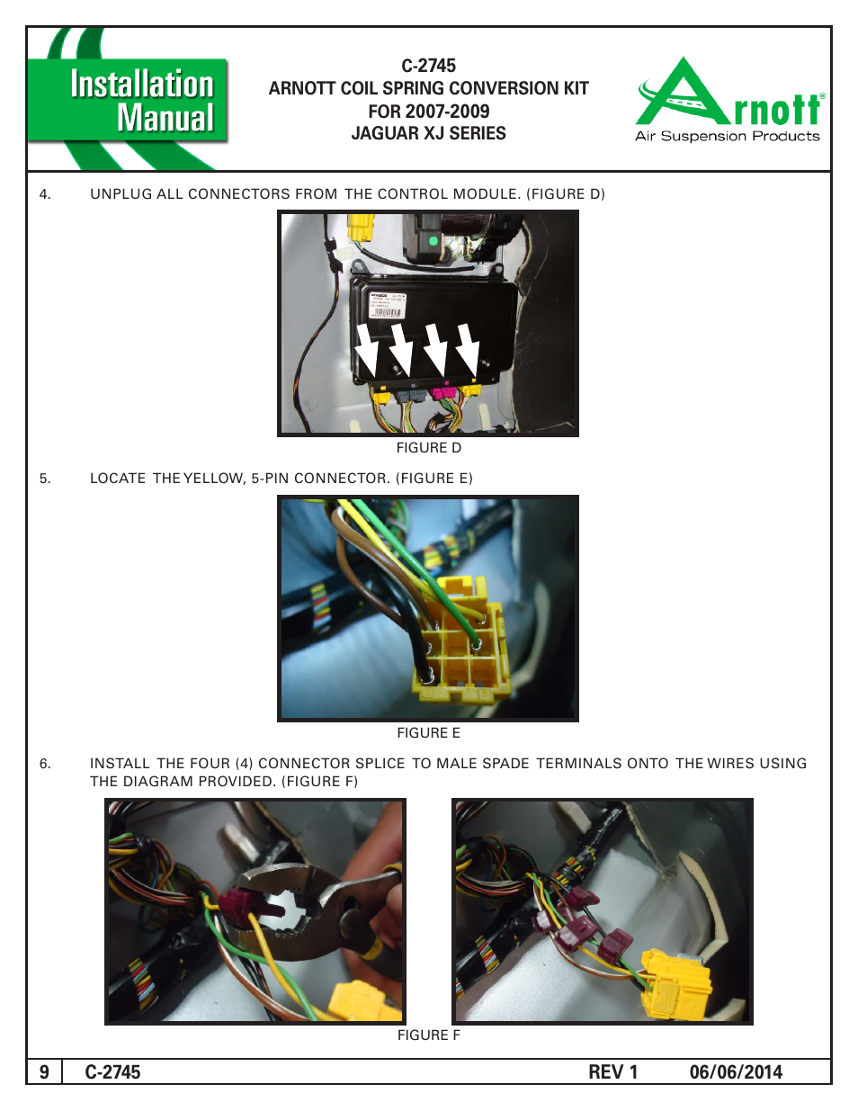 Air Suspension C-2745 REV 1 User Manual | Page 9 / 10