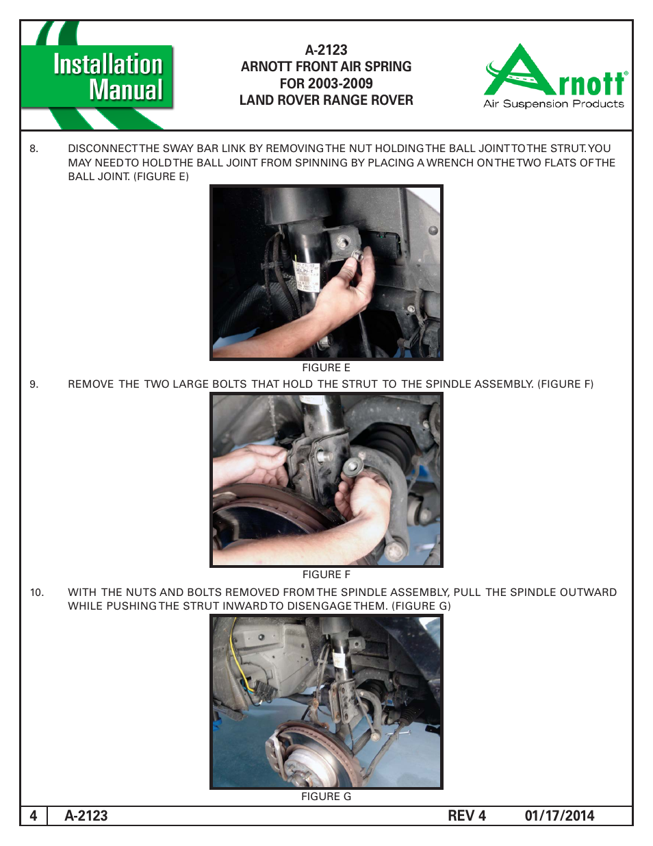 Air Suspension A-2123 REV 4 User Manual | Page 4 / 10