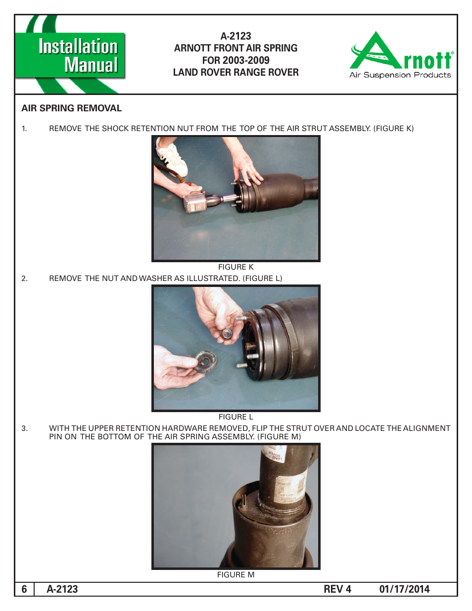 Air Suspension A-2123 REV 4 User Manual | Page 6 / 10