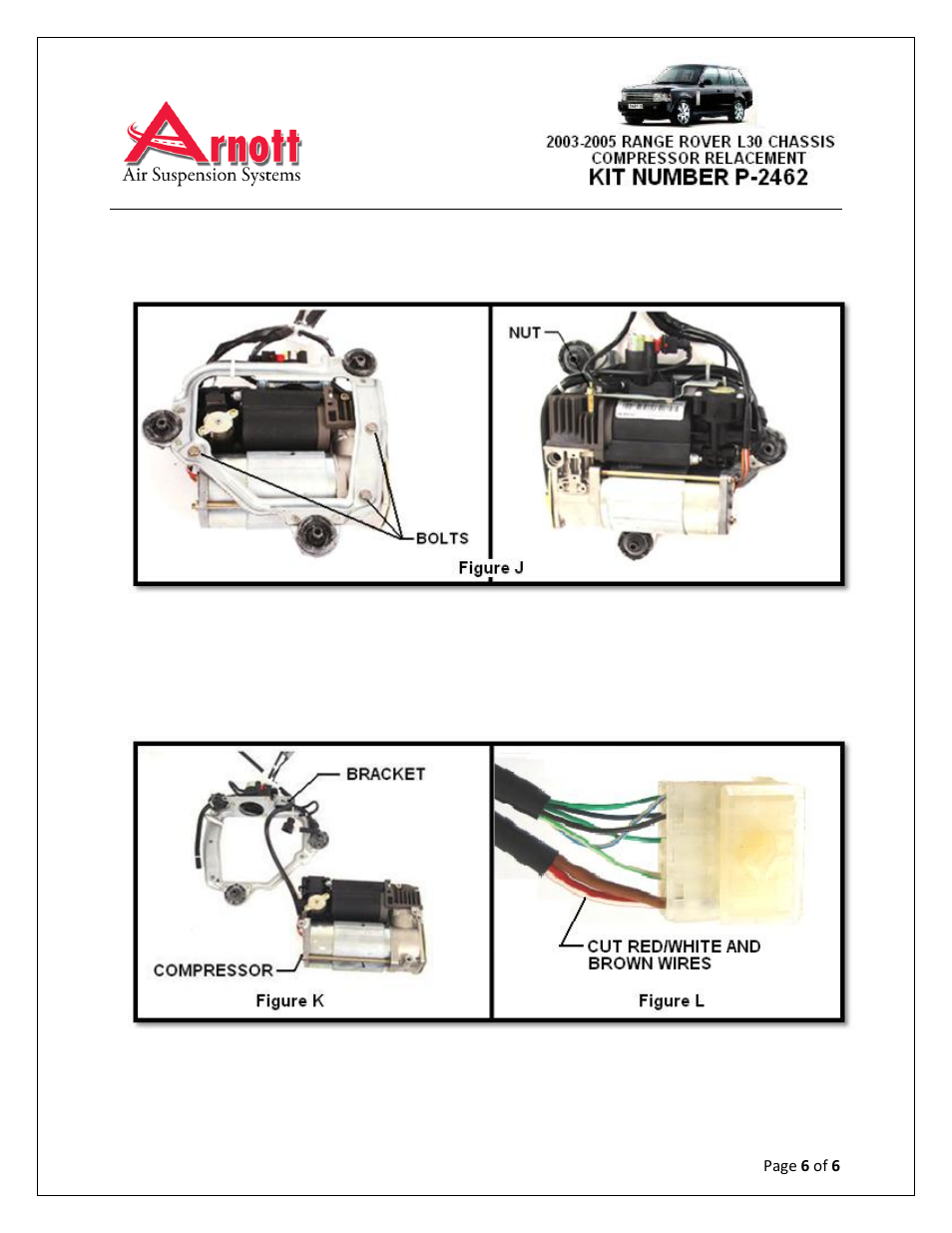 Air Suspension P-2462 User Manual | Page 6 / 6