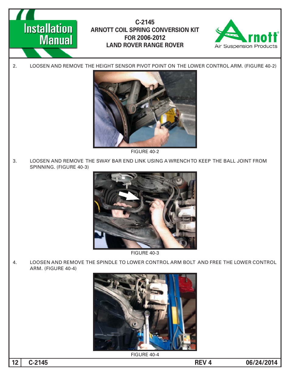 Air Suspension C-2145 REV 4 User Manual | Page 12 / 15