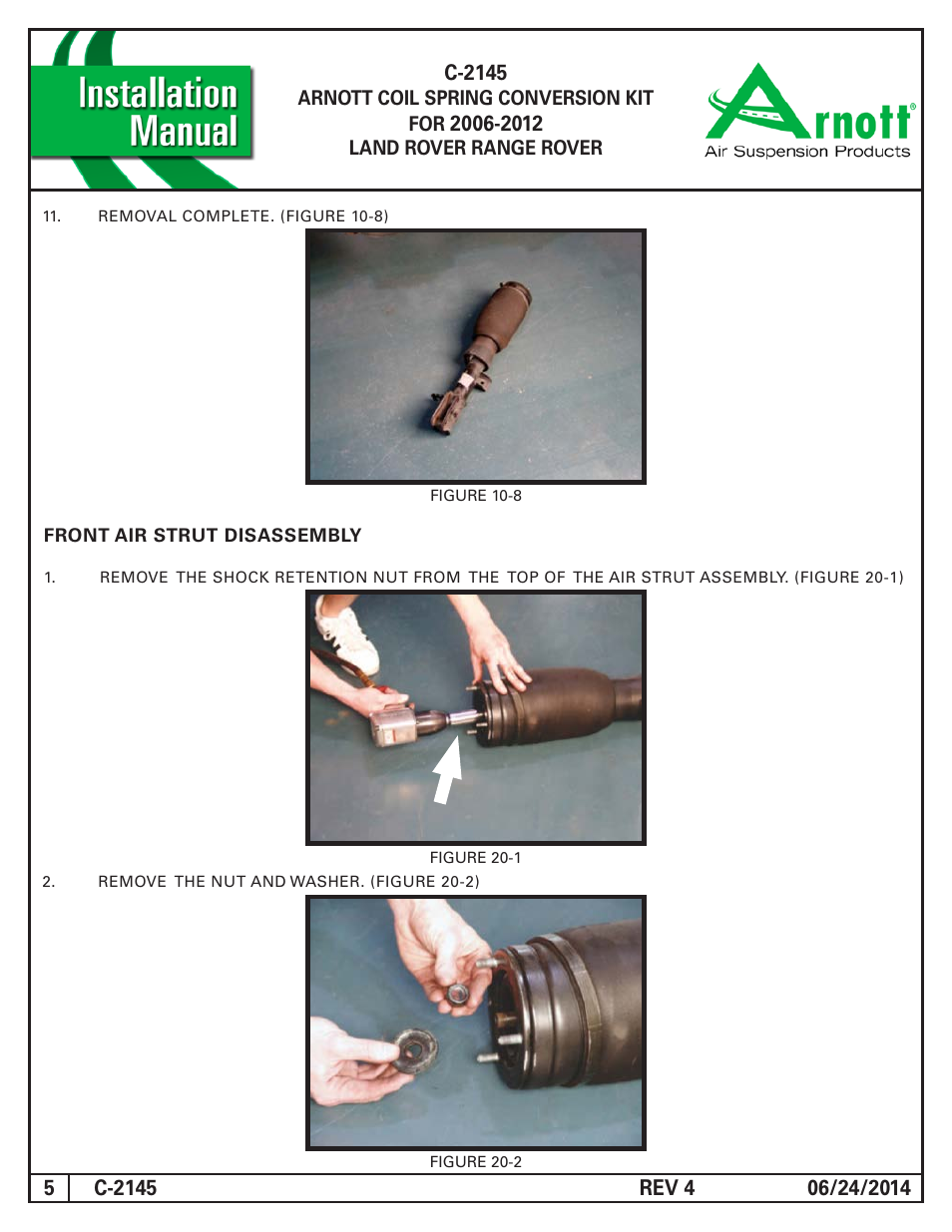 Air Suspension C-2145 REV 4 User Manual | Page 5 / 15