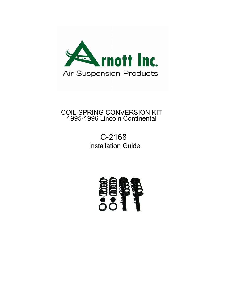 Air Suspension C-2168 REV 4 User Manual | 7 pages