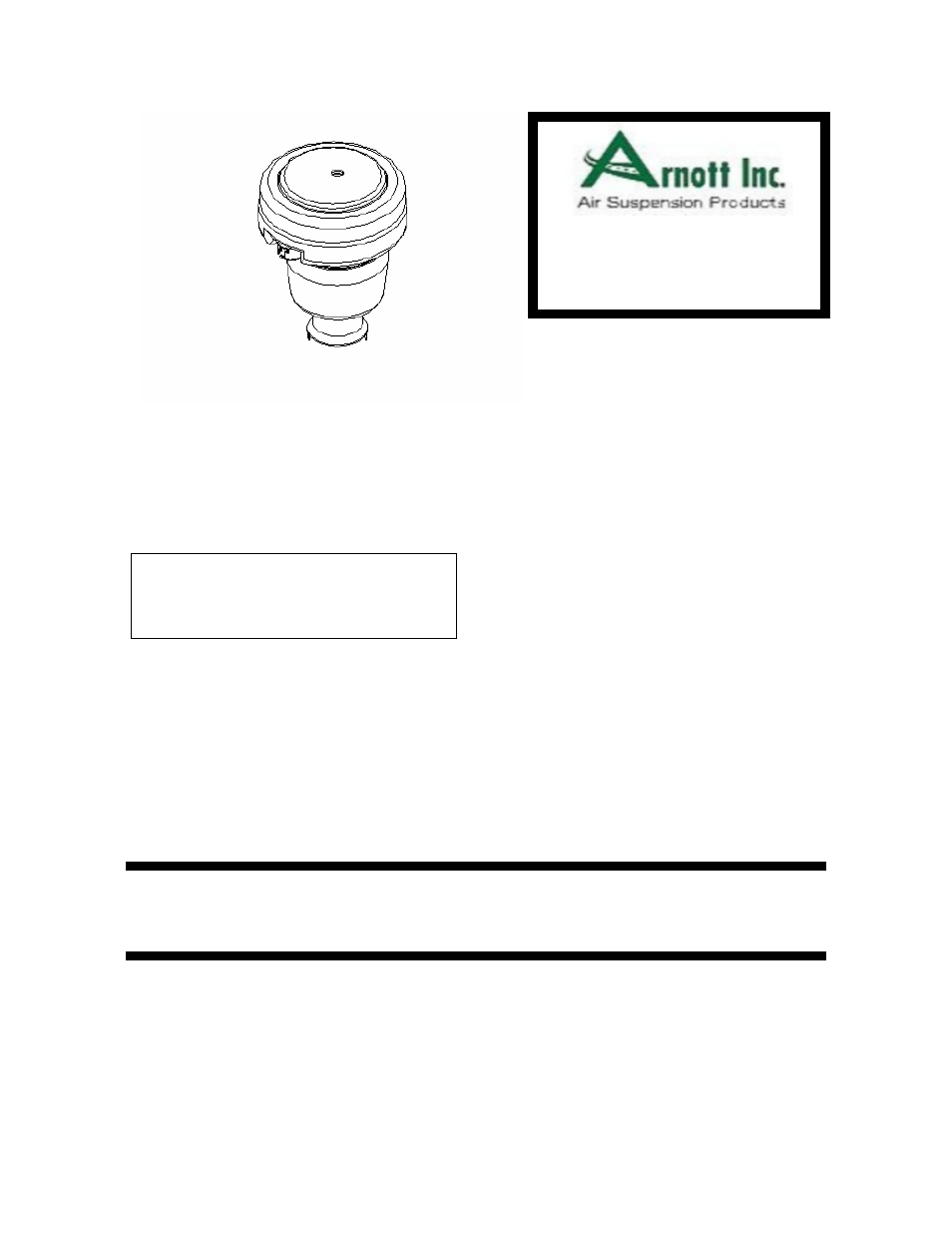 Air Suspension Front Air Spring LINCOLN Continental 1995-1996 User Manual | 5 pages