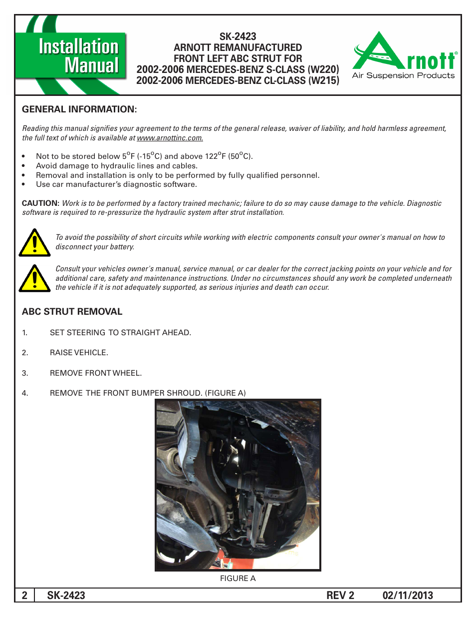 Air Suspension SK-2423 REV 2 User Manual | Page 2 / 5