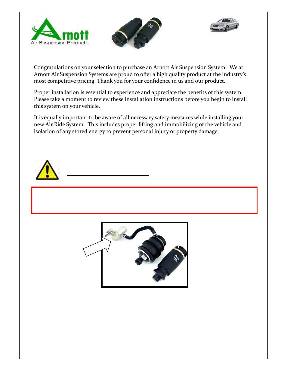 Air Suspension A-2559 User Manual | 29 pages