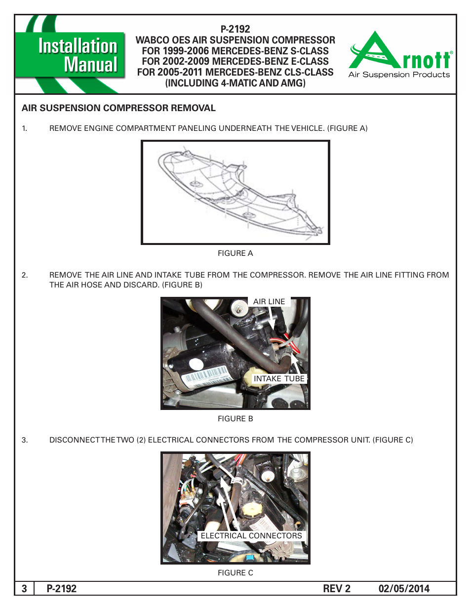 Air Suspension P-2192 REV 2 User Manual | Page 3 / 5