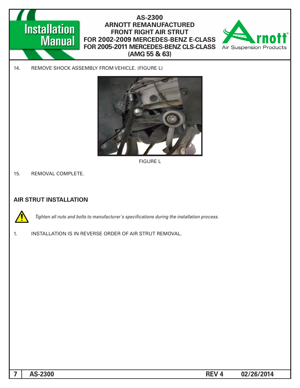 Air Suspension AS-2300 REV 4 User Manual | Page 7 / 7