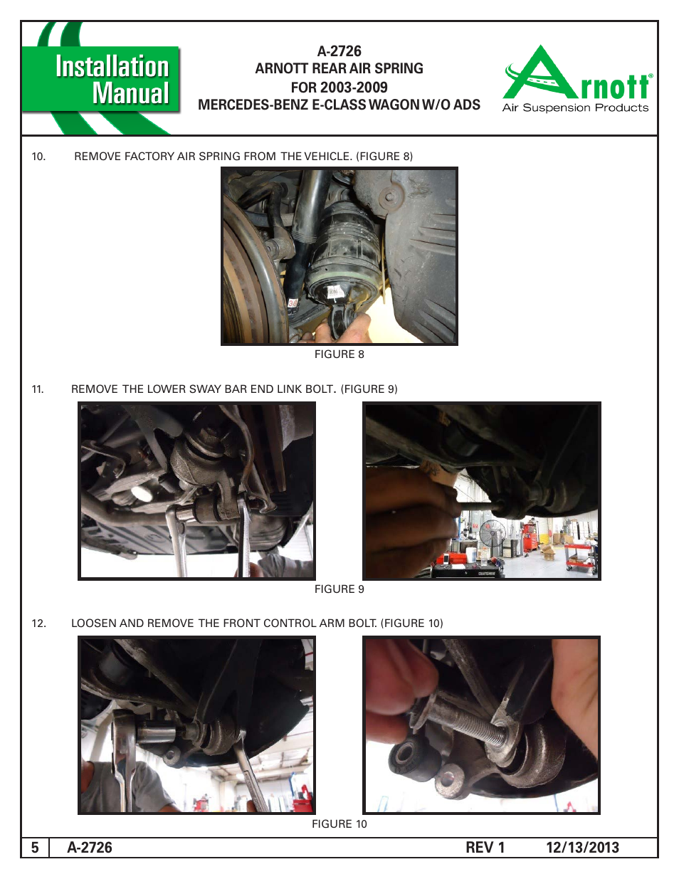 Air Suspension A-2726 REV 1 User Manual | Page 5 / 7