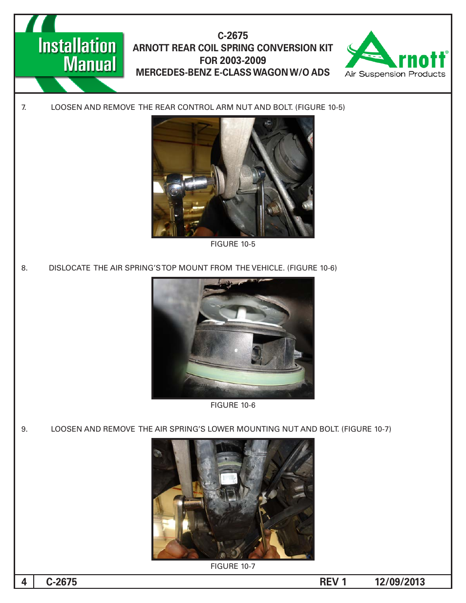 Air Suspension C-2675 REV 1 User Manual | Page 4 / 9