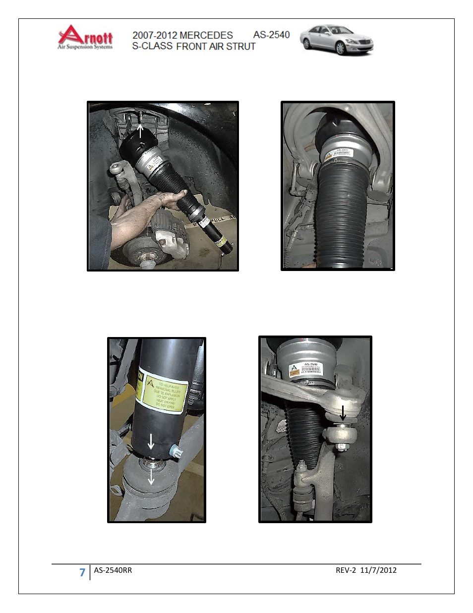 Air Suspension AS-2540 REV 2 User Manual | Page 7 / 10