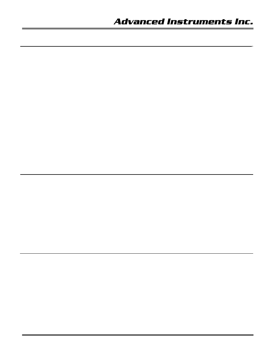 Advanced instruments inc | Analytical Industries GPR-1600 MS Series PPB Oxygen Analyzer User Manual | Page 43 / 50