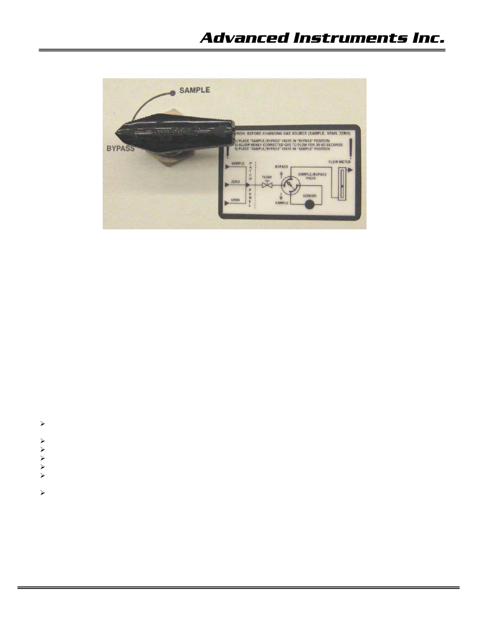 Advanced instruments inc, Standby | Analytical Industries GPR-1600 Series Trace PPB Oxygen Analyzer User Manual | Page 46 / 55