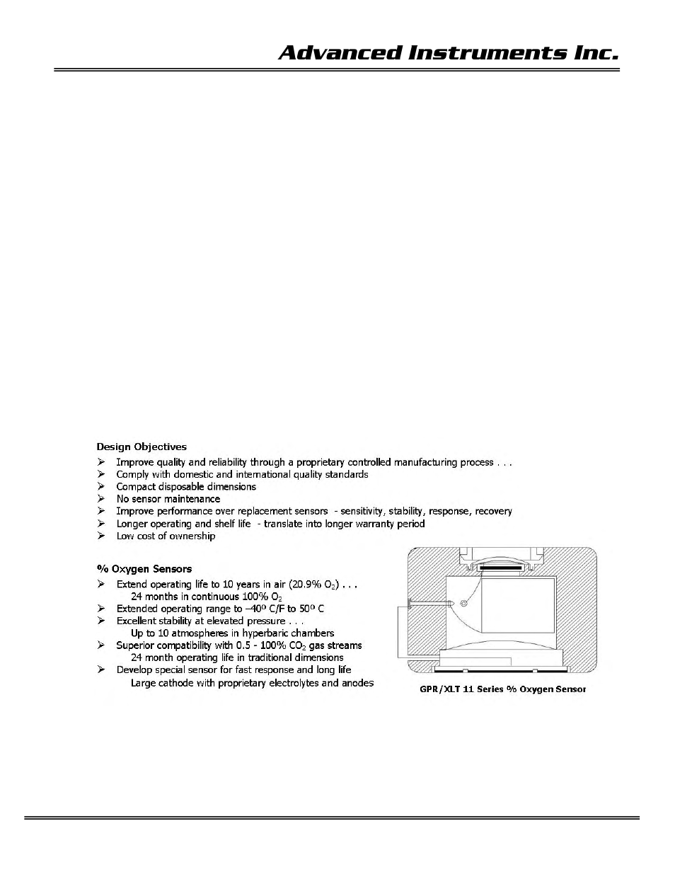 5 operation, Advanced instruments inc | Analytical Industries GPR-2600 Series Oxygen Analyzer User Manual | Page 11 / 52