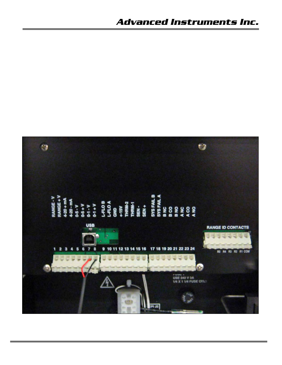 Advanced instruments inc | Analytical Industries GPR-2600 Series Oxygen Analyzer User Manual | Page 18 / 52