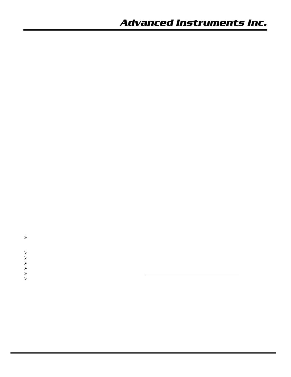 Advanced instruments inc | Analytical Industries GPR-2600 Series Oxygen Analyzer User Manual | Page 7 / 52