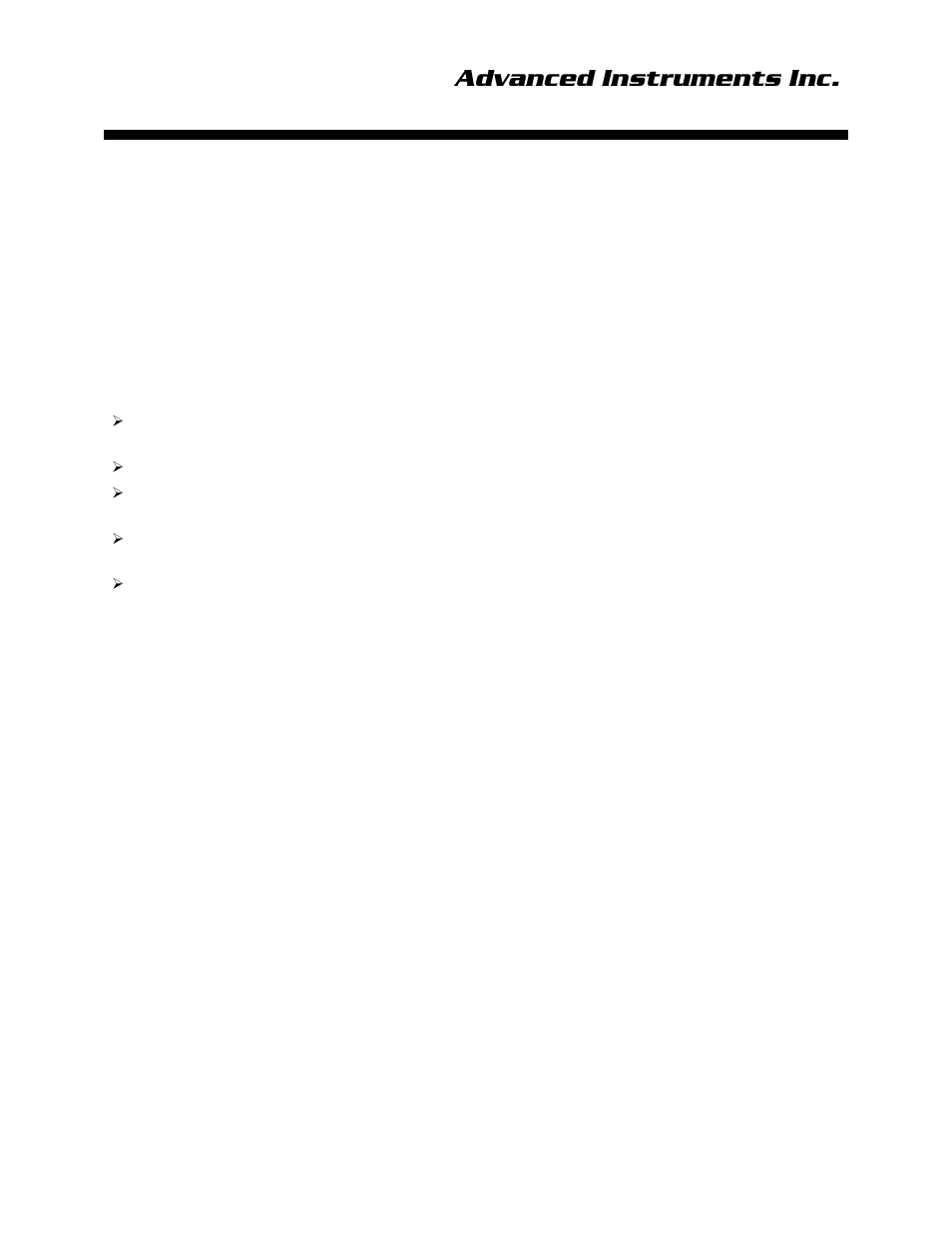 Advanced instruments inc. 5 operation | Analytical Industries GPR-3100 Series Oxygen Purity Analyzer User Manual | Page 11 / 45