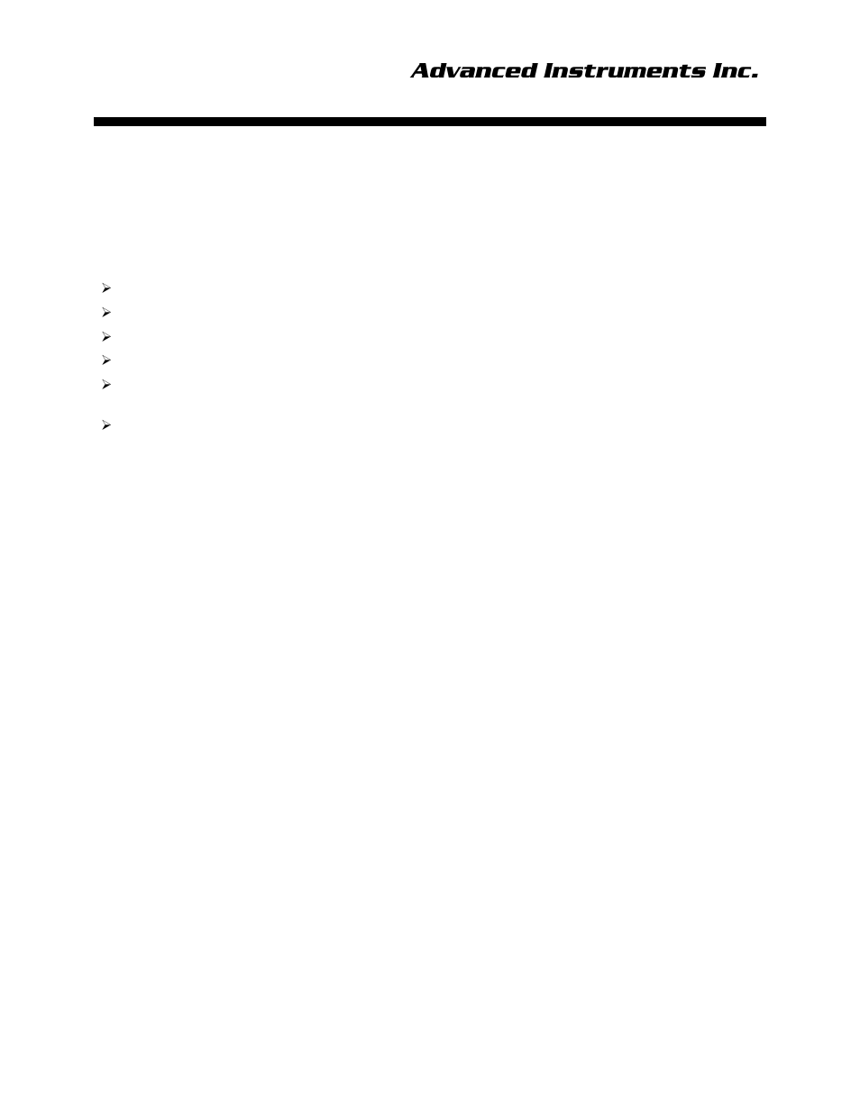 Advanced instruments inc. 5 operation | Analytical Industries GPR-3100 Series Oxygen Purity Analyzer User Manual | Page 21 / 45