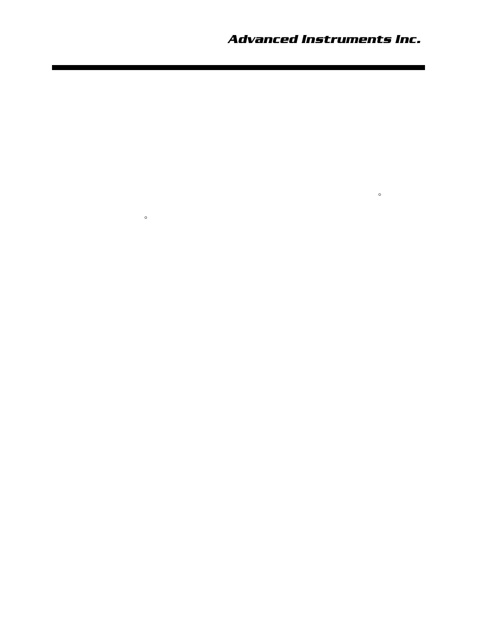 Advanced instruments inc. 5 operation | Analytical Industries GPR-3100 Series Oxygen Purity Analyzer User Manual | Page 25 / 45