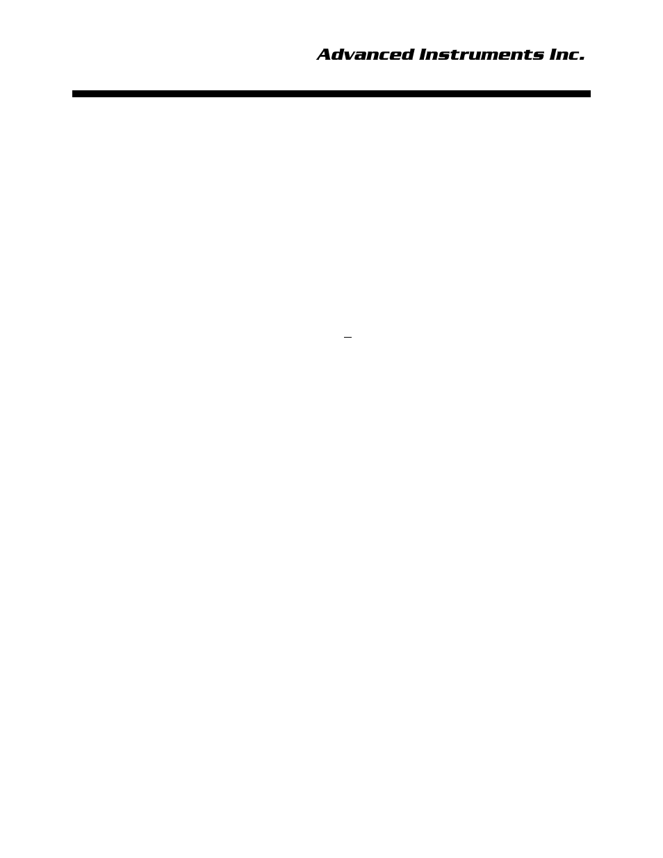 Advanced instruments inc. 5 operation | Analytical Industries GPR-3100 Series Oxygen Purity Analyzer User Manual | Page 28 / 45