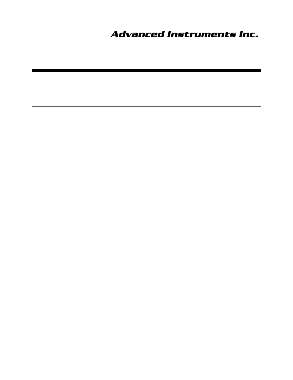 Advanced instruments inc, 1 introduction | Analytical Industries GPR-3100 Series Oxygen Purity Analyzer User Manual | Page 3 / 45