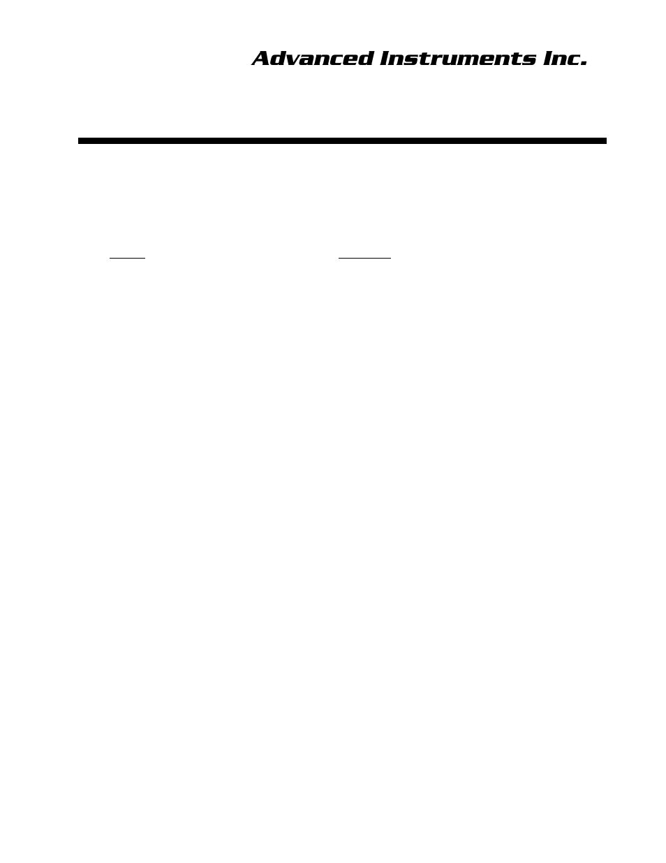 Advanced instruments inc, 7 spare parts | Analytical Industries GPR-3100 Series Oxygen Purity Analyzer User Manual | Page 32 / 45