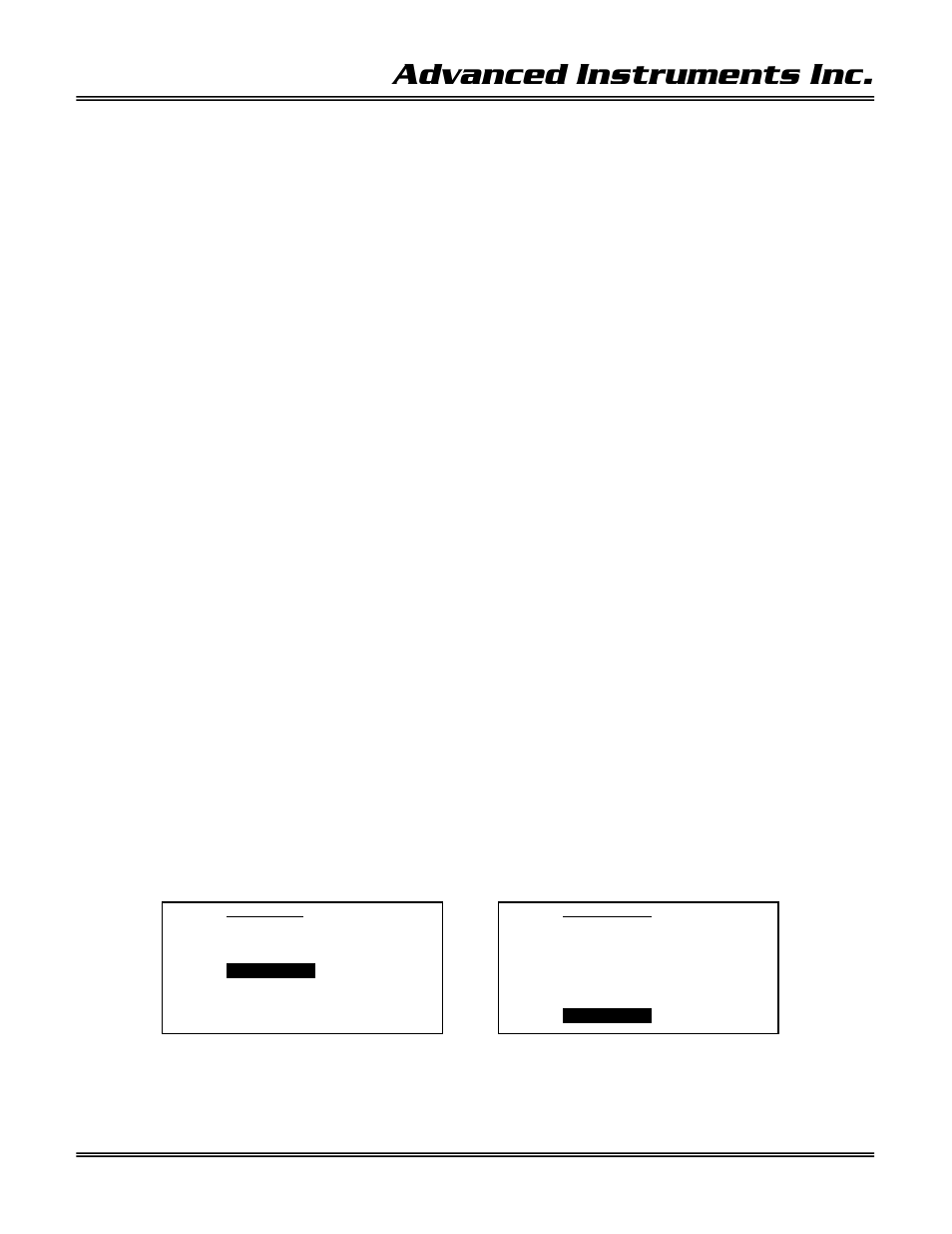 Appendix b, Advanced instruments inc | Analytical Industries GPR-2900 Series Oxygen Analyzer User Manual | Page 35 / 37