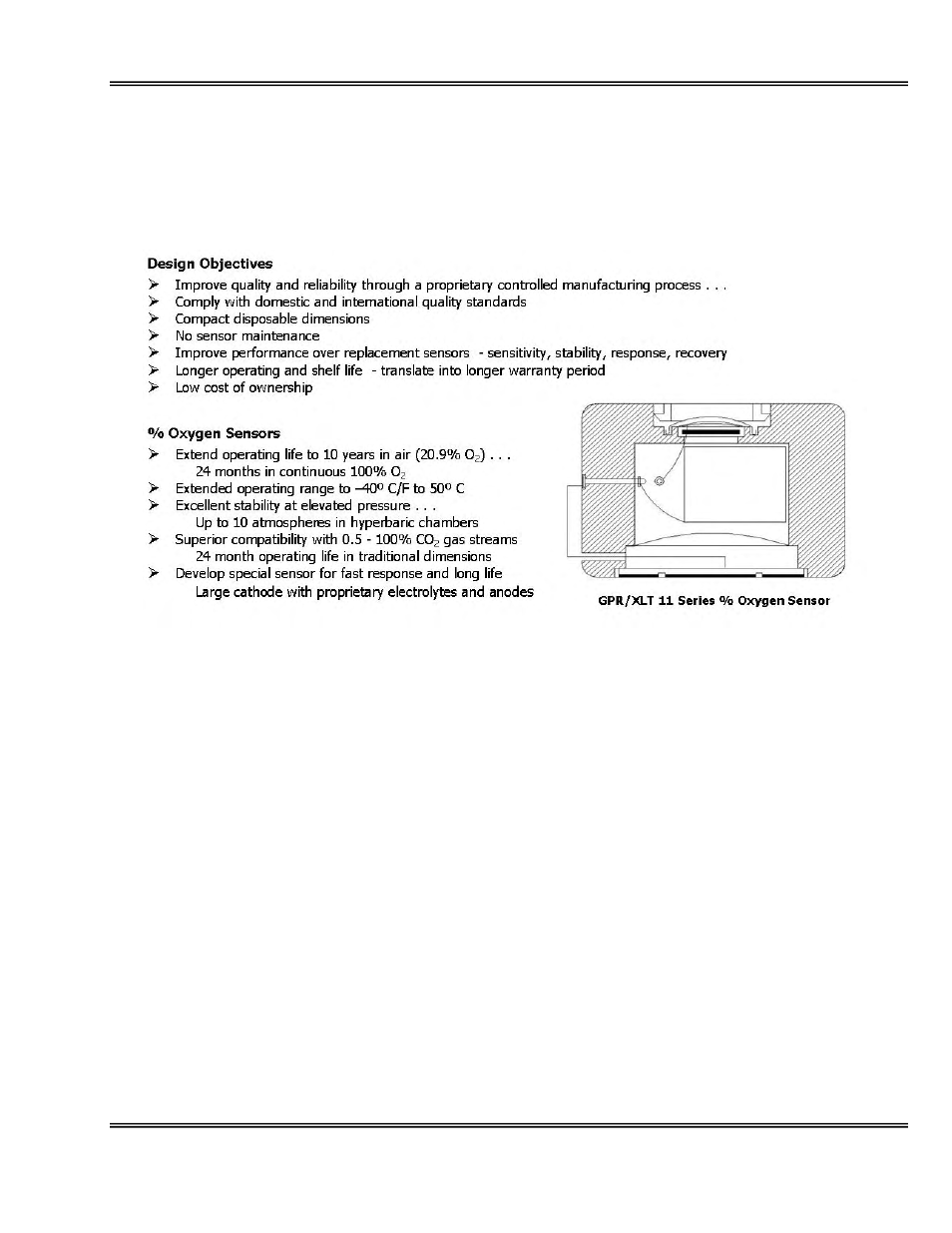 Advanced galvanic sensor technology, Electronics | Analytical Industries GPR-1500 A Series Trace PPM Oxygen Analyzer User Manual | Page 12 / 51