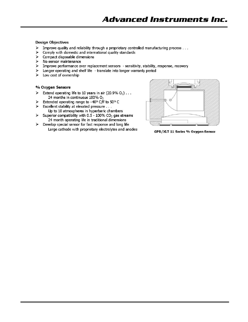 Advanced instruments inc | Analytical Industries GPR-15 AXP Trace PPM Oxygen Analyzer User Manual | Page 12 / 39