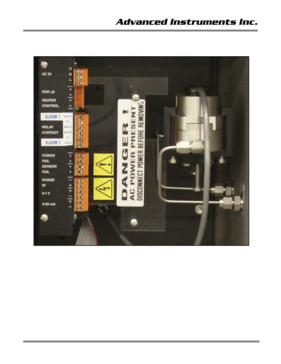 Advanced instruments inc | Analytical Industries GPR-15 AXP Trace PPM Oxygen Analyzer User Manual | Page 17 / 39