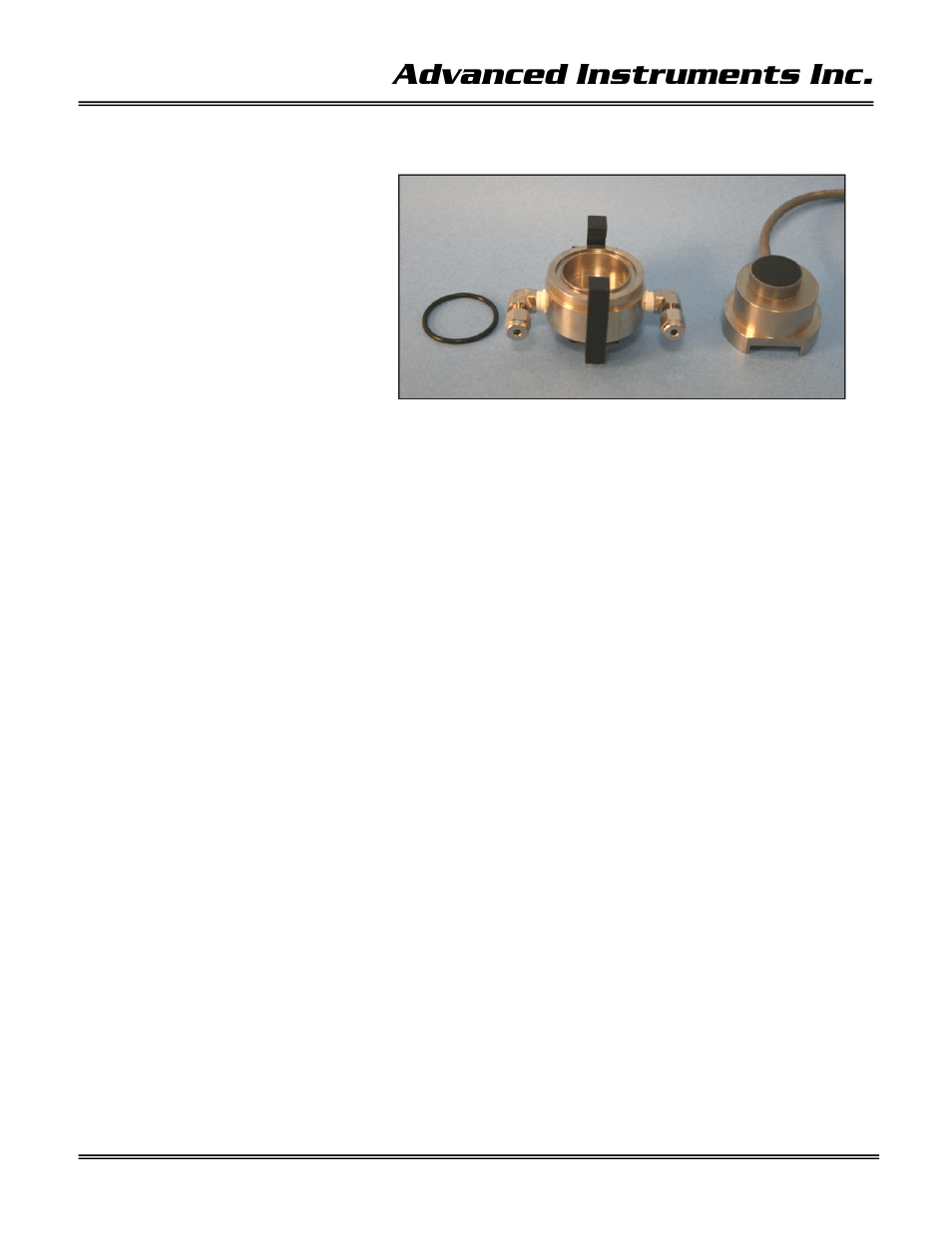 Advanced instruments inc, Sampling | Analytical Industries GPR-15 AXP Trace PPM Oxygen Analyzer User Manual | Page 26 / 39