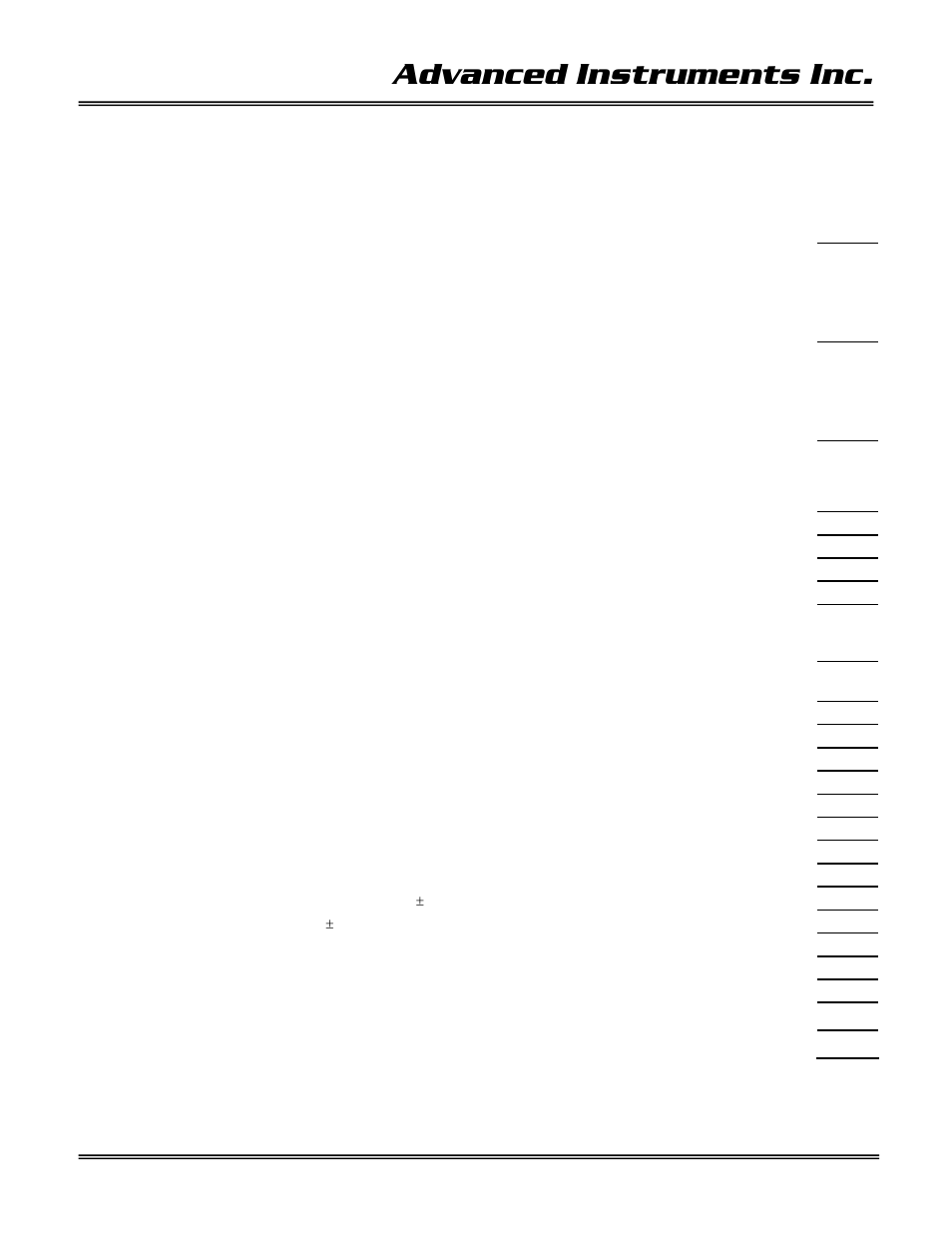 2 quality control certification, Advanced instruments inc | Analytical Industries GPR-15 AXP Trace PPM Oxygen Analyzer User Manual | Page 4 / 39