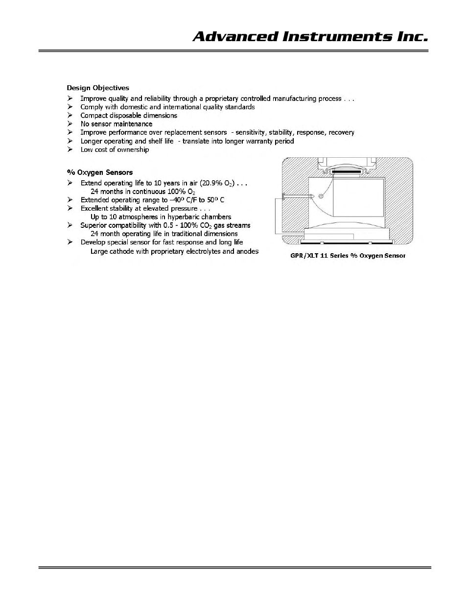 Advanced instruments inc | Analytical Industries GPR-28 Oxygen Analyzer User Manual | Page 13 / 39
